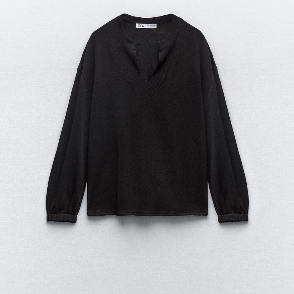 Zara Semi-sheer Knit Sweater
